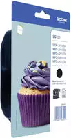 Brother LC-123BK schwarz Tintenpatrone 600 Seiten