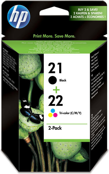 HP Nr.21+Nr.22 Multipack 4-farbig (SD367AE)