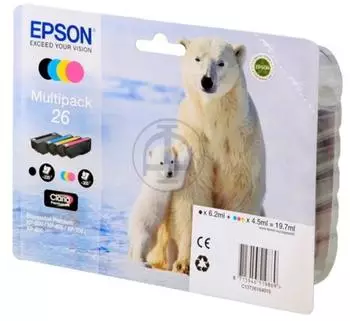 Epson 26 Multipack 4-farbig (C13T26164010)