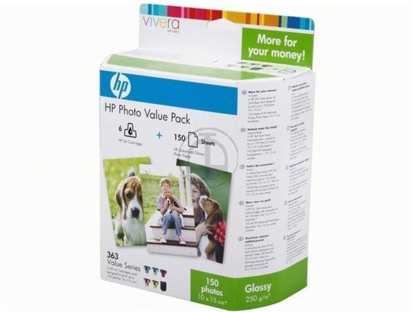 HP Nr. 363 Multipack 6-farbig + Fotopapier (Q7966EE)