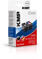KMP MULTIPACK C95V - 2er-Pack - Schwarz, Farbe (Cyan, Magenta, Gelb) - kompatibel -