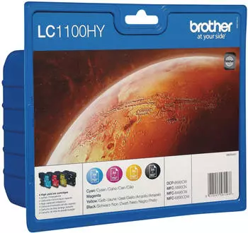 Brother LC-1100HY Multipack 4-farbig (LC1100HYVALBPDR)