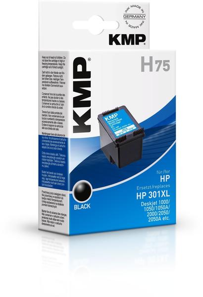 KMP H75 ersetzt HP 301XL schwarz (1719,4001)