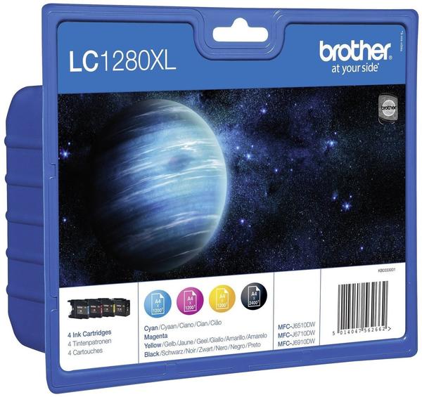Brother LC-1280XL Multipack 4-farbig (LC1280XLVALBPDR)