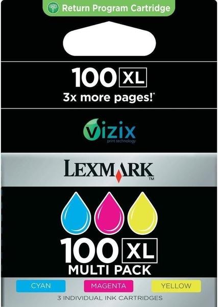 Lexmark Nr. 100XL Multipack 3-farbig (14N0850)