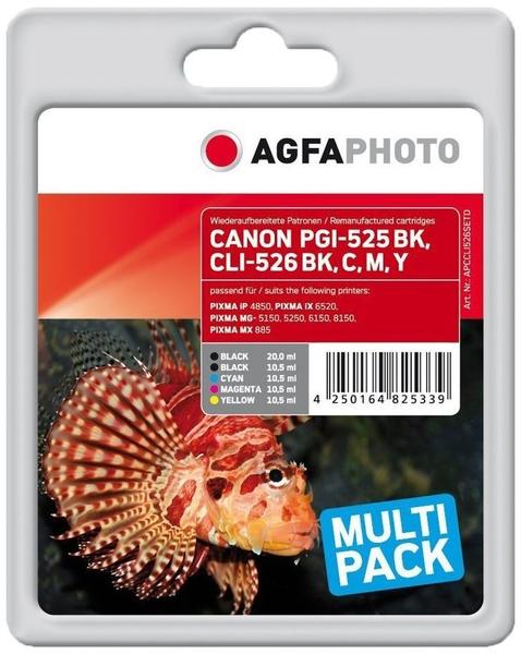 AgfaPhoto APCCLI526SETD ersetzt Canon CLI-526/PGI-525BK