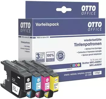 kompatible Ware kompatibel zu Brother LC-1240 CMYK