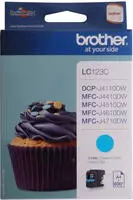 Brother Bruder LC-123C Tintenpatrone, Blau, Einzelpackung, hohe Kapazit&auml;t,...