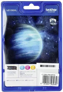 Brother LC-1280XL Multipack 3-farbig (LC1280XLRBWBPDR)