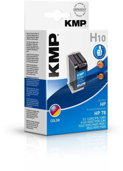 KMP H10 ersetzt HP 78 color (0992,4780)
