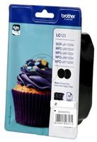 Brother LC123BKBP2, Brother Patrone LC-123BKBP2 Twin Pack