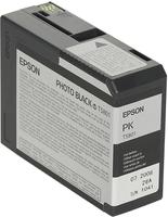 Epson C13T580100, Epson C13T580100 / T5801 Tintenpatrone schwarz (original)