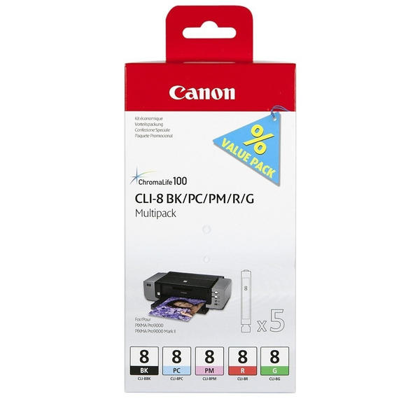 Canon CLI-8 Multipack 5-farbig (620B027)