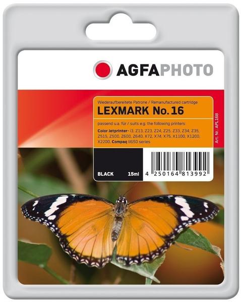 AgfaPhoto APL16B ersetzt Lexmark 10N0016 schwarz