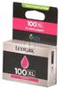 Lexmark 14N1070E, Lexmark Tintenpatrone 14N1070E, Nr. 100 XL magenta , 600 Seiten