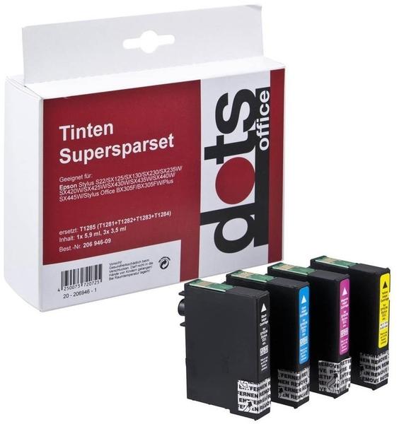 Dots Office 1616,4050 ersetzt Epson T1285 4er Pack