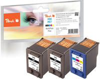 Multipack kompatibel zu HP C6656AE / 56 + C6657AE / 57 enth&auml;lt 2x...