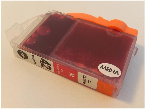 vhbw Druckerpatronen Tintenpatronen Magenta Rot mit Chip für Canon Pixma Pro-100, Pro100 wie Canon