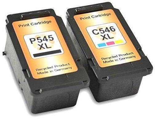 Bubprint kompatibel zu Canon PG-545 XL schwarz + CL-546 CMY