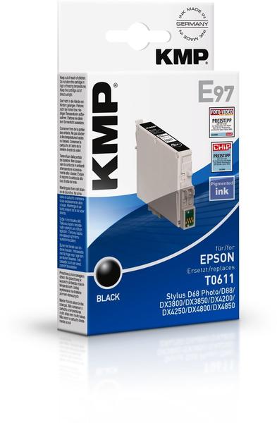 KMP E97 ersetzt Epson T0611 schwarz (1603,4001)