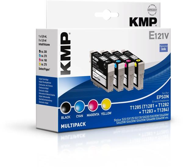 KMP E121V ersetzt Epson T1285 4er Pack (1616,4050)