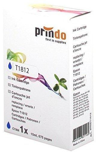 Prindo Tintenpatrone Prindo PRIET1812 Prindo 374896 cyan Original