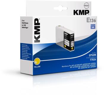KMP E136 ersetzt Epson T7024XL gelb