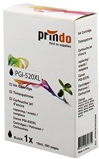 Prindo Tintenpatrone Prindo PRICPGI520BK Prindo 374851 schwarz Original