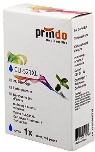 kompatible Ware Tintenpatrone Prindo PRICCLI521C Prindo 374853 cyan Original