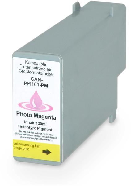 Logic-Seek Tintenpatrone für Canon PFI101 photo magenta Photo Magenta, 130ml