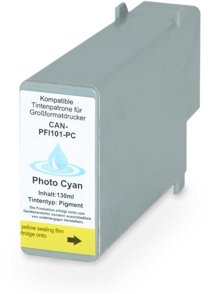 Logic-Seek Tintenpatrone für Canon PFI101 photo cyan Photo Cyan, 130ml