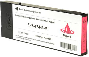 Logic-Seek Tintenpatrone für Epson C13T544300 magenta 220ml,