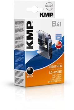 KMP B41 ersetzt Brother LC-123BK schwarz (1525,0001)