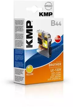KMP B44 ersetzt Brother LC-123Y gelb (1525,0009)