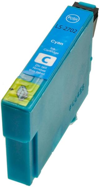 Logic-Seek Tintenpatrone für Epson T2702 XL cyan 12,5ml,