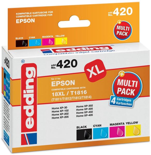 edding EDD-420 ersetzt Epson 18XL Multipack