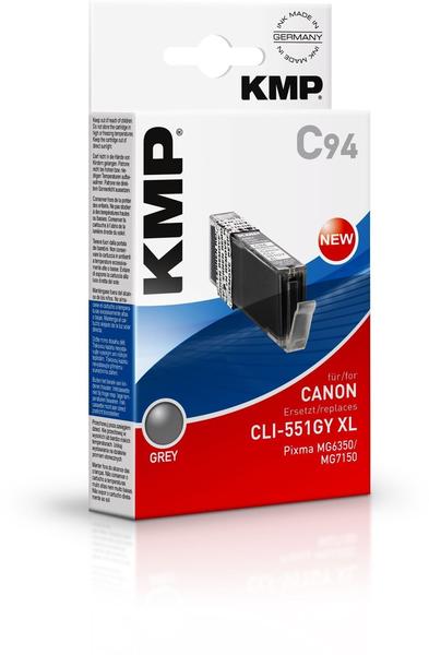 KMP C94 ersetzt Canon CLI-551GYXL grau (1519,0041)