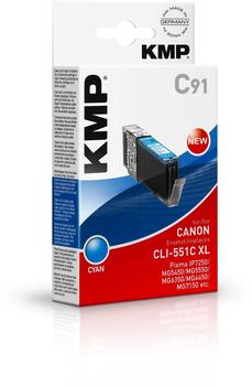 KMP C91 ersetzt Canon CLI-551CXL cyan (1519,0003)