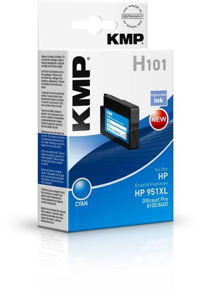 KMP H101 ersetzt HP 951XL cyan (1723,4003)