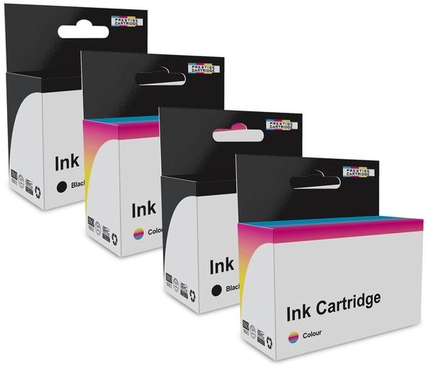 Prestige Cartridge SET 4 Rebuilt Lexmark No.4 & No.5 Druckerpatronen - ZWEI SETS