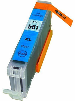 Ampertec Tinte für Canon CLI-551XLC cyan