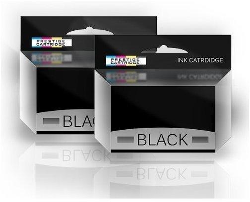 Prestige Cartridge Tintenpatrone T1291 passend zu Epson Drucker Stylus SX235W, SX425W, Twinpack, schwarz