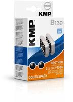 kompatibel Tonoo Tinte ersetzt Brother LC1000BKBP2DR Schwarz Doppelpack 2 x 500