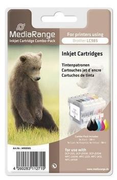 MediaRange Tintenpatronen, für Brother LC-985 Serie, 5er Set