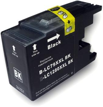 Bubprint 42112607 ersetzt Brother LC-1280BK schwarz