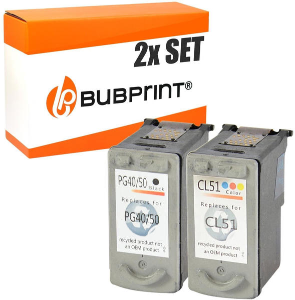 Bubprint 39597449 ersetzt Canon PG-50/CL-51 schwarz + color