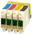 Ampertec 10 Tinten für Epson T0711-0714 4-farbig