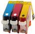 Ampertec 3 Tinten für Canon CLI-521 C M Y 3-farbig