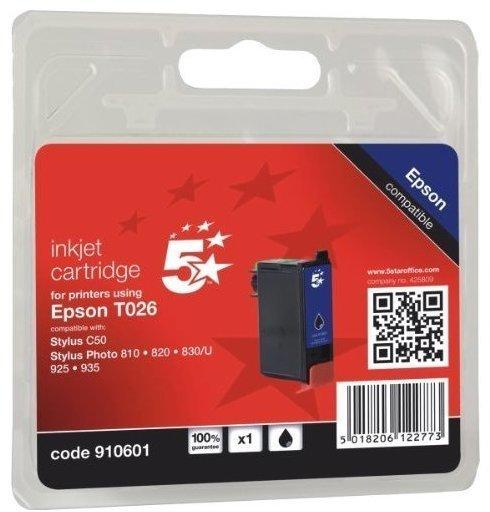 5 Star kompatibel zu Epson T026 schwarz