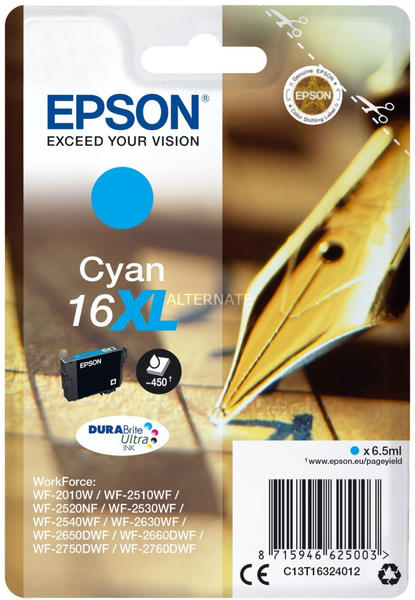 Epson 16XL cyan (C13T16324010)